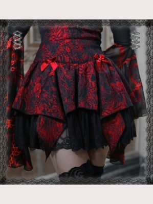 Hades Banquet Gothic Skirt SK by Blood Supply (BSY111)